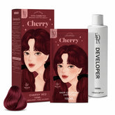 Kota Cosmetics صبغة شعر الكرز التايلاندي لون أحمر كرزي - 100 مل + 100 مل