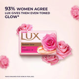 Lux Radiant Glow Rose Soap Bar - 4 x 100g (Offer)