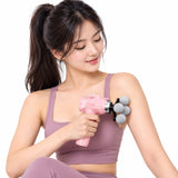 Mini 4-Headed Fascia Massage Gun - LM368