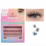 Cover Up Pre-Glued 3D Cluster Eyelashes A-22