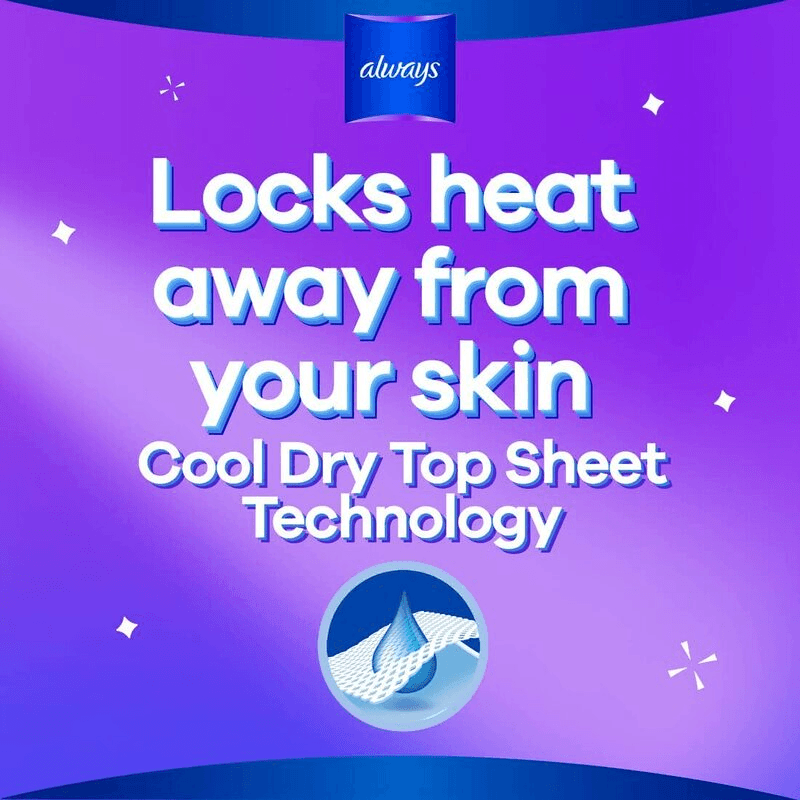 Always Cool & Dry No Heat Feel Maxi Thick Large Sanitary Pads - 30 Pads - Pinoyhyper Always Cool & Dry No Heat Feel Maxi Thick Large Sanitary Pads - 30 Pads - Pinoyhyper