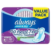 Always Cool & Dry No Heat Feel Maxi Thick Large Sanitary Pads - 60 Pads - Pinoyhyper