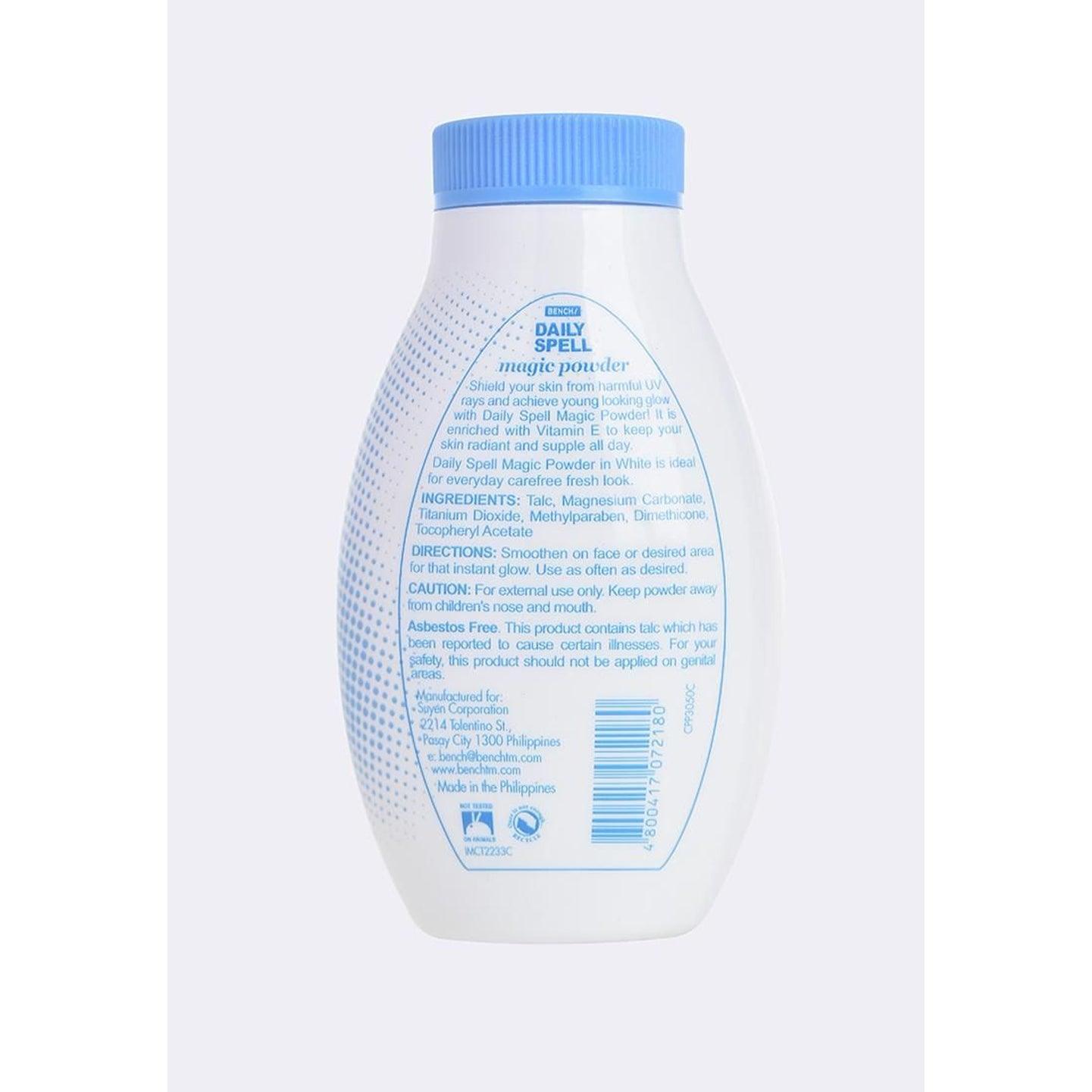 Bench Daily Spell UV Sunscreen + Vit E Magic Powder - 50g - Pinoyhyper Bench Daily Spell UV Sunscreen + Vit E Magic Powder - 50g - Pinoyhyper