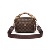 Monogram Wide-Strap Crossbody Bag - 500