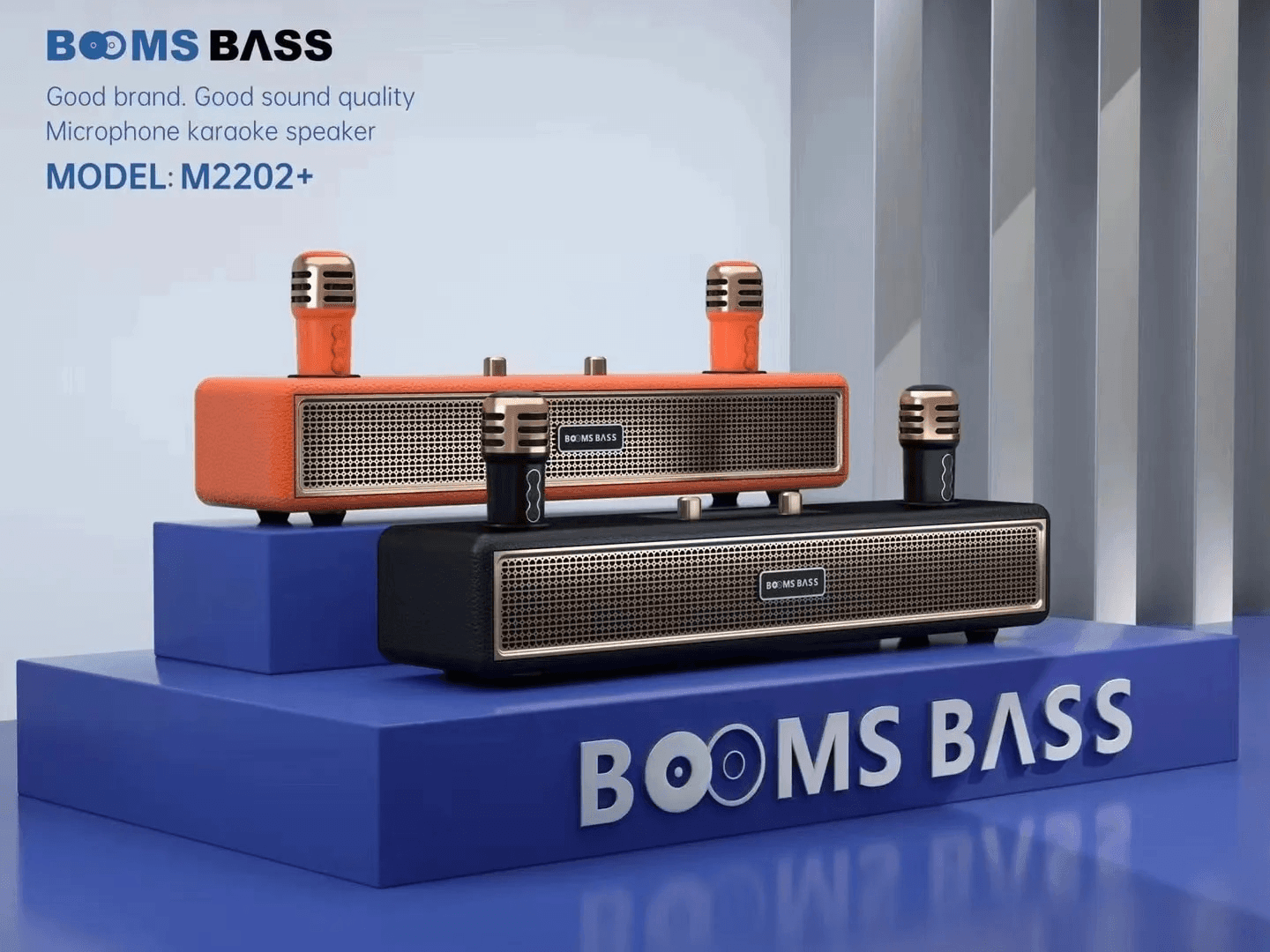Booms Bass Portable & Wireless Karaoke Speaker - M2202+ - Pinoyhyper Booms Bass Portable & Wireless Karaoke Speaker - M2202+ - Pinoyhyper