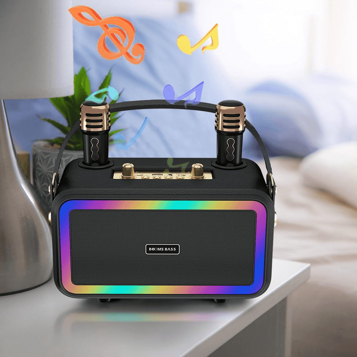 Booms Bass Portable & Wireless Karaoke Speaker - M3201+ - Pinoyhyper Booms Bass Portable & Wireless Karaoke Speaker - M3201+ - Pinoyhyper