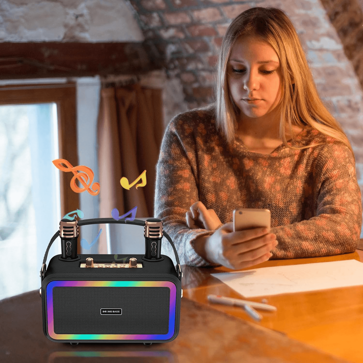 Booms Bass Portable & Wireless Karaoke Speaker - M3201+ - Pinoyhyper Booms Bass Portable & Wireless Karaoke Speaker - M3201+ - Pinoyhyper