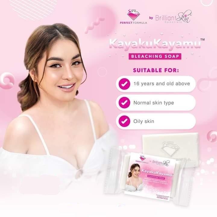 Brilliant Kayakukayamu Bleaching Soap By PerfectFormula - 70gm - Pinoyhyper Brilliant Kayakukayamu Bleaching Soap By PerfectFormula - 70gm - Pinoyhyper