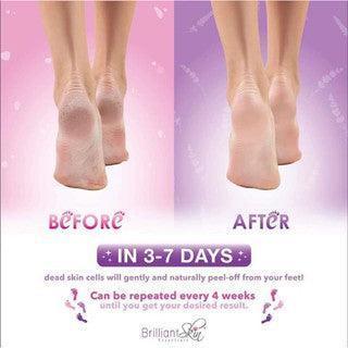 Brilliant Skin Heel and Toe Lavender Foot Mask (Violet) - Pinoyhyper Brilliant Skin Heel and Toe Lavender Foot Mask (Violet) - Pinoyhyper