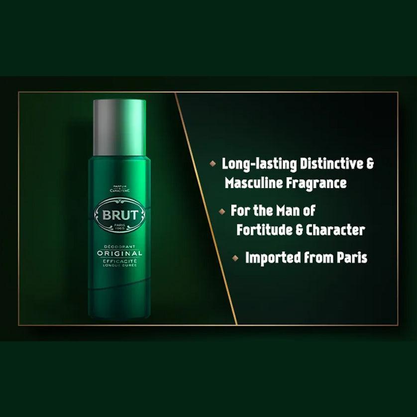 Brut Original Long Lasting Body Deodorant Spray - 200ml - Pinoyhyper Brut Original Long Lasting Body Deodorant Spray - 200ml - Pinoyhyper