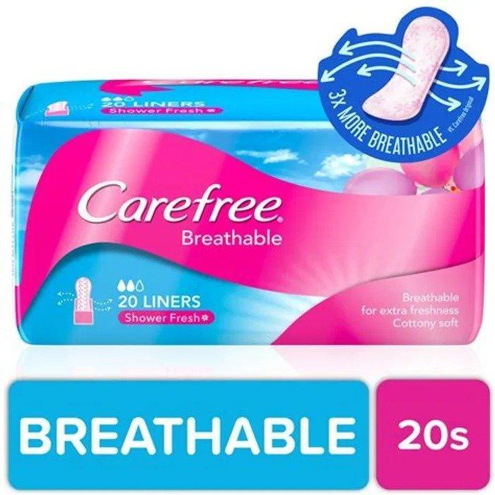 Carefree Breathable Shower Fresh 20s - Pinoyhyper Carefree Breathable Shower Fresh 20s - Pinoyhyper