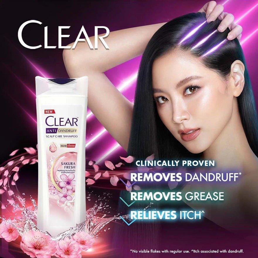 Clear Sakura Fresh Anti-Dandruff Scalp Care Shampoo - 325ml - Pinoyhyper Clear Sakura Fresh Anti-Dandruff Scalp Care Shampoo - 325ml - Pinoyhyper