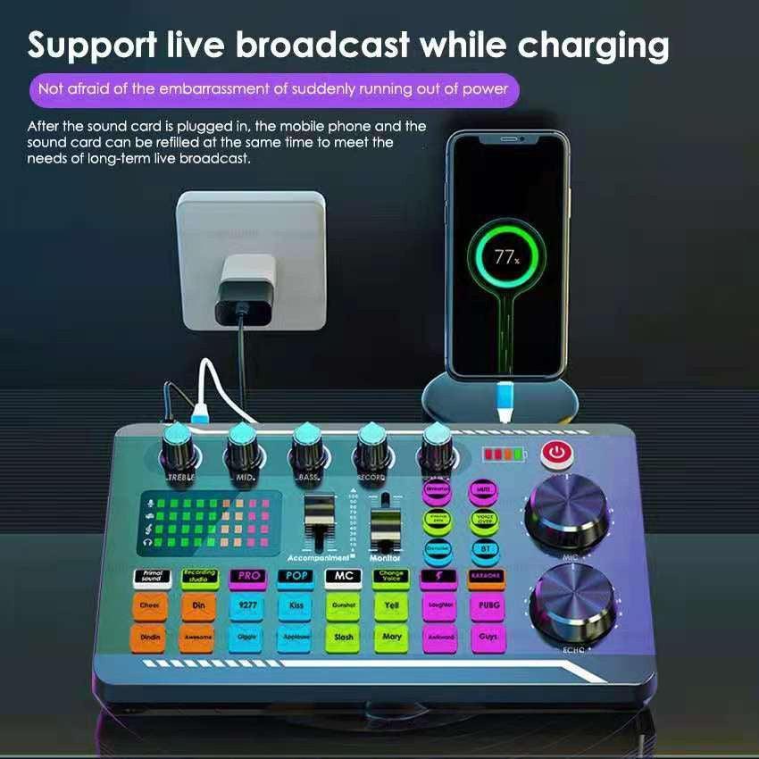 Condenser Microphone BM800 + F66 Version Sound Card Complete Set - Pinoyhyper Condenser Microphone BM800 + F66 Version Sound Card Complete Set - Pinoyhyper
