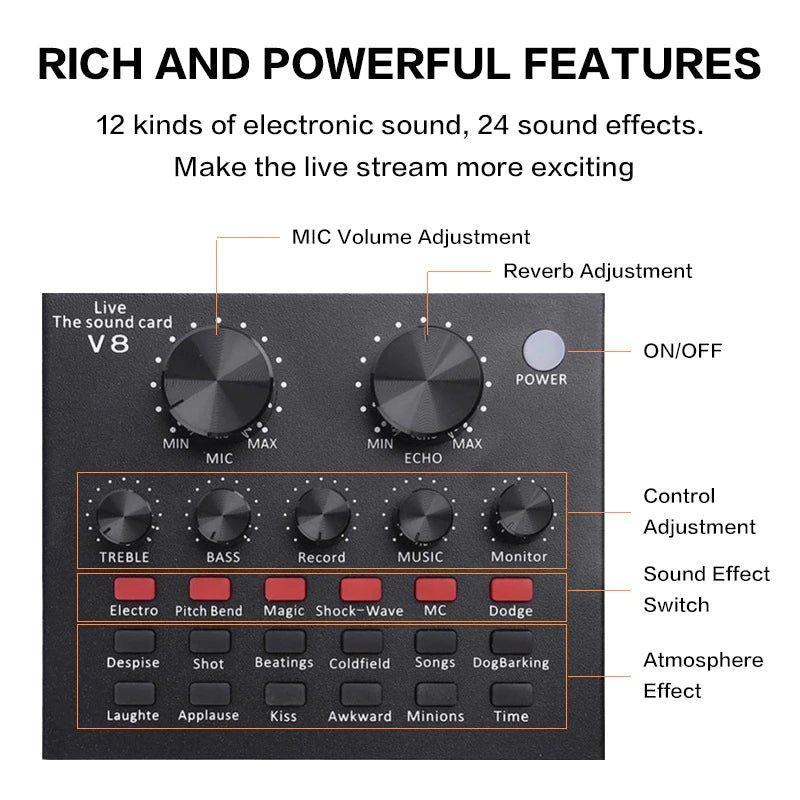 Condenser Microphone Professional stage Mic Set - Pinoyhyper Condenser Microphone Professional stage Mic Set - Pinoyhyper