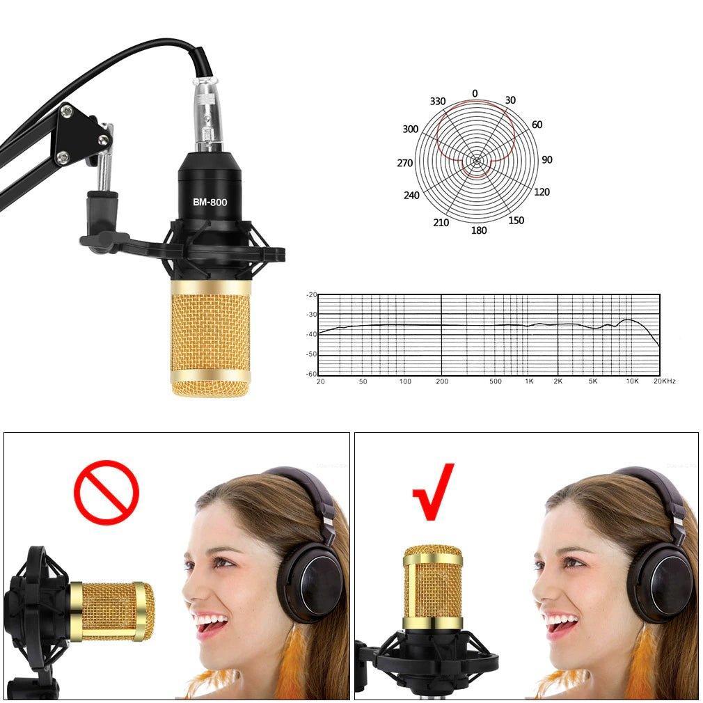 Condenser Microphone Professional stage Mic Set - Pinoyhyper Condenser Microphone Professional stage Mic Set - Pinoyhyper