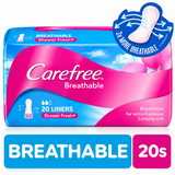 Carefree Breathable Shower Fresh 20s