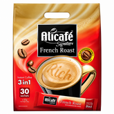 Alicafe Signature French Roast 3 in 1 Rich Instant Coffee - 22g × 30 Sachets