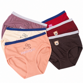 Women's Printed Brief Panty 3 Pcs Set - 84153