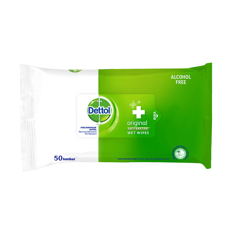 Dettol Original Anti Bacterial Wet Wipes - 50s - Pinoyhyper Dettol Original Anti Bacterial Wet Wipes - 50s - Pinoyhyper
