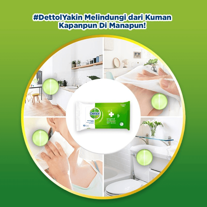 Dettol Original Anti Bacterial Wet Wipes - 50s - Pinoyhyper Dettol Original Anti Bacterial Wet Wipes - 50s - Pinoyhyper
