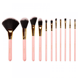 BH Cosmetics Polka Dots Makeup Brushes Set - 11 Brushes