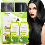 Apple Fruit Black Hair Cream Natural Black Hair Dye - 500ml+500ml