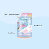 A Bonne Rose & Sakura Thousand White Sugar Salt Scrub - 350g