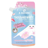 A Bonne Rose & Sakura Thousand White Sugar Salt Scrub - 350g