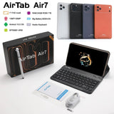 تابلت AirTab Air 7 بذاكرة وصول عشوائي (رام) 24 جيجابايت وذاكرة تخزين داخلية (روم) 1 تيرابايت ويدعم تقنية 5G - بحجم 7 بوصة