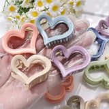 Unique Heart Design Hair Claw Clips - 12 Pcs (C143)