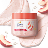 Dove Brown White Peaches & Crushed Rice Body Scrub - 425g