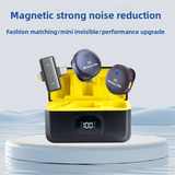 Dual Wireless 2.4G Microphone System with Charging Case