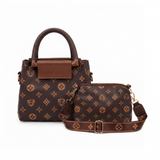 Women’s Double Handle Handbag Set - 9375-1#
