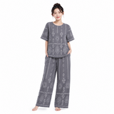 Women's Soft Cotton Printed Top & Palazzo Set – T-0621
