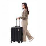 Antler Clifton Black 30-Inch Check-In Suitcase - DQ-LS01