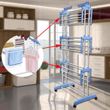 Folding Clothes Dryer Rack Three Layers Of Clothes Hanger