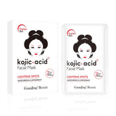 Guanjing Beauty Brighten Skin Kojic Acid Facial Mask - 25ml × 5Pcs