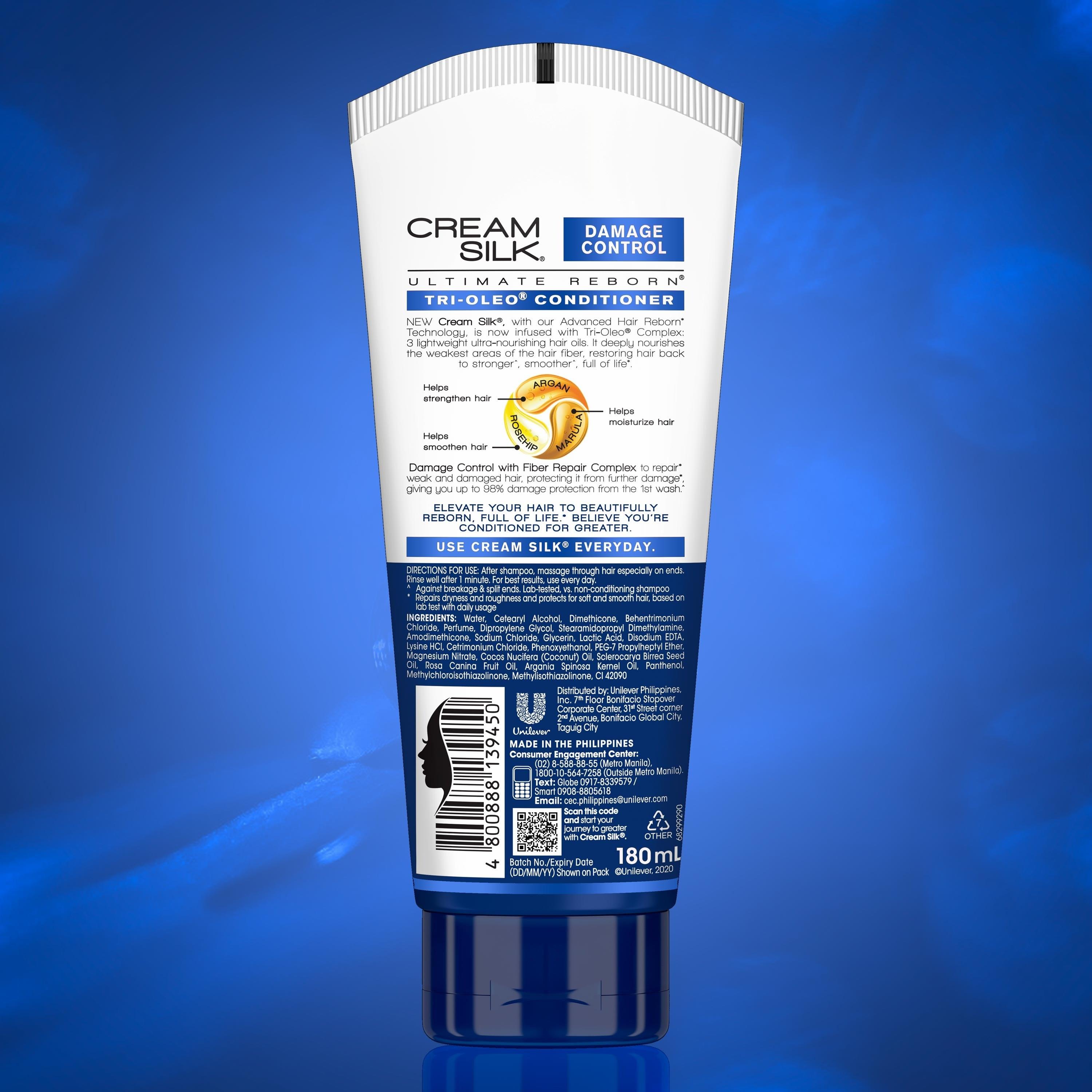 Cream Silk Conditioner Damage Control Blue - 2 × 180ml Cream Silk Conditioner Damage Control Blue - 2 × 180ml