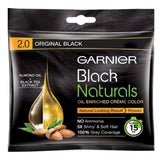 Garnier Black Naturals Hair Color Shade 2.0 Original Black - 20ml+20g