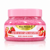 Kiss Beauty Strawberry Cheesecake Body Sugar Scrub - 250ml