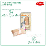 Truderm Placenta Milk Exfoliating Soap Bag - 135g
