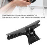 Anti Slip Handle Gripping Saloon Hair Claw Clips - 12 Pcs (C101)