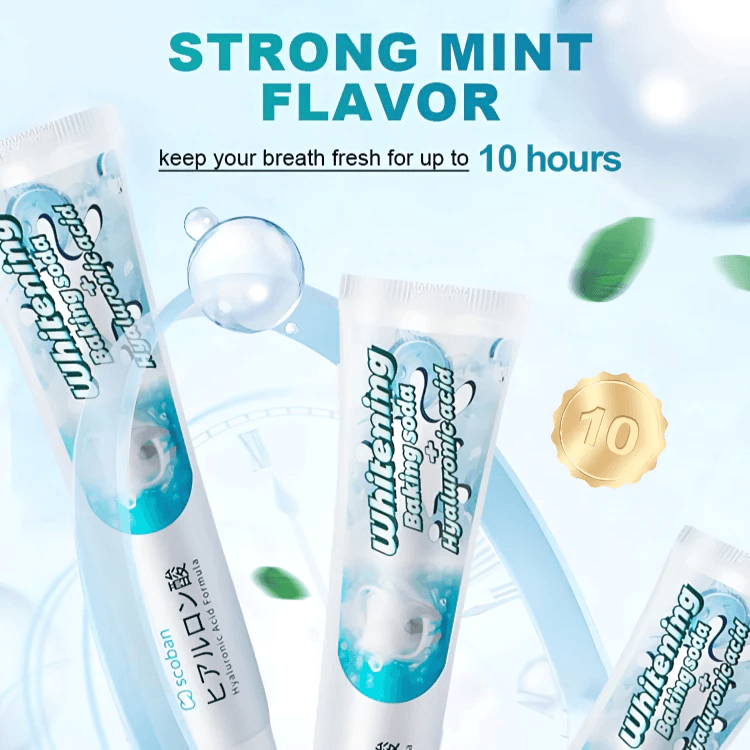 Scoban Teeth Brightening Toothpaste With Baking Soda - 200g Scoban Teeth Brightening Toothpaste With Baking Soda - 200g