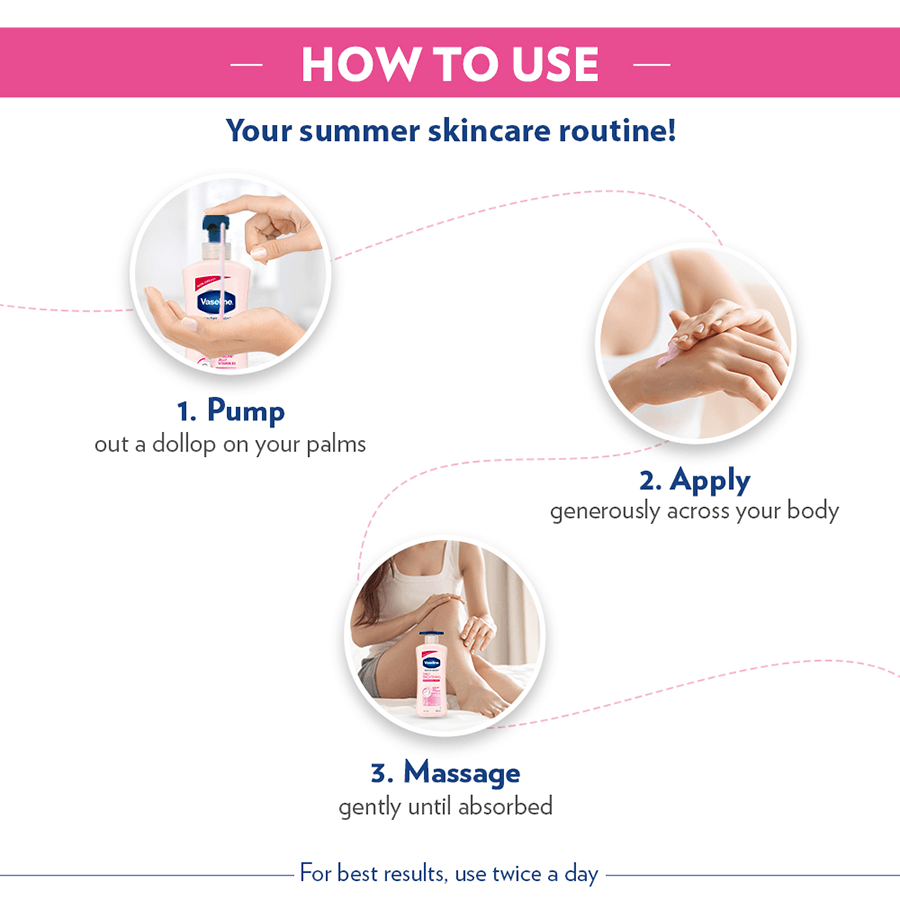 لوشن فازلين هيلثي برايت لتفتيح الجسم يوميًا - 725 مل لوشن فازلين هيلثي برايت لتفتيح الجسم يوميًا - 725 مل