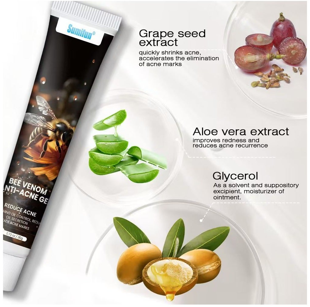 Sumifun Bee Venom Anti-Acne Gel - 20g Sumifun Bee Venom Anti-Acne Gel - 20g