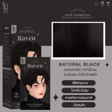 Kota Cosmetics Raven Thailand Hair Color Natural Black - 100ml + 100ml