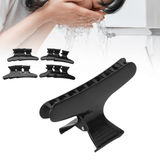 Anti Slip Handle Gripping Saloon Hair Claw Clips - 12 Pcs (C101)