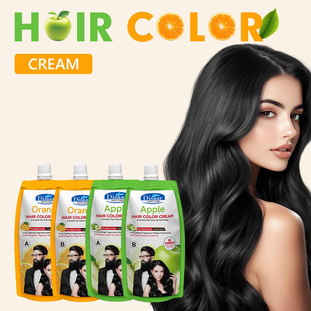كريم ديسار لتلوين الشعر باللون البرتقالي بني طبيعي - 500 مل + 500 مل كريم ديسار لتلوين الشعر باللون البرتقالي بني طبيعي - 500 مل + 500 مل