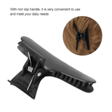 Anti Slip Handle Gripping Saloon Hair Claw Clips - 12 Pcs (C101)