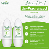 Simple Gentle Care Anti-Perspirant Deodorant Roll On - 45ml